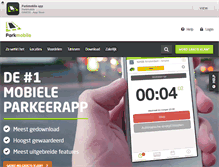 Tablet Screenshot of parkmobile.nl